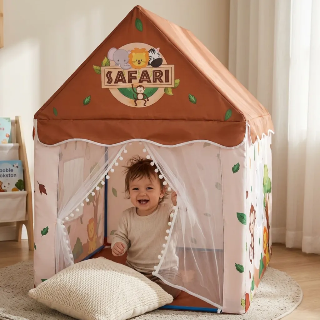 Kidlixx tent Kids Tent – Large Cozy Tent with Star Lights